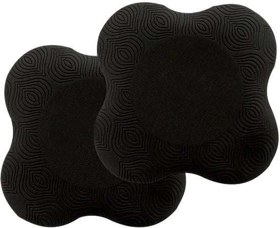Protezioni ginocchia per yoga 2 pezzi - Antiscivolo - Morbide e resistenti - Per Pilates/Fitness - 20 x 20 x 2 cm - Materiale TPE