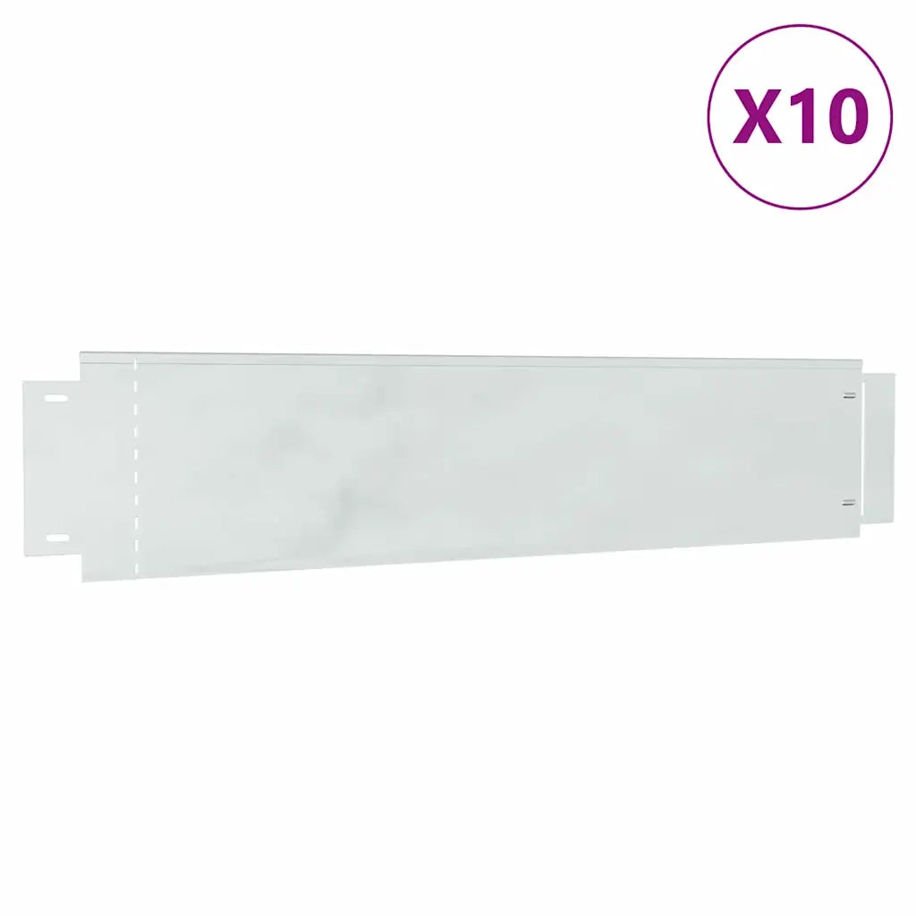 Recinzione prato Colore Zincato 100 x 20 x 0.07 cm 42008616