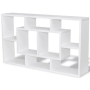 Scaffale di design da parete con 8 scomparti bianco 2702117/3