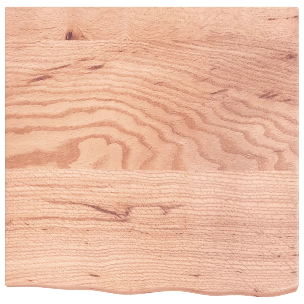 Piano Bagno Marrone 60x60x(2-4) cm Legno Massello Trattato 3156111