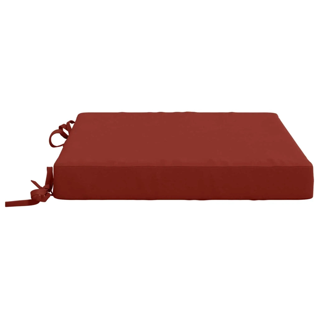 Cuscini per Sedia in 4 Pezzi SOEST 4 pz 100% Poliestere Rosso 944564