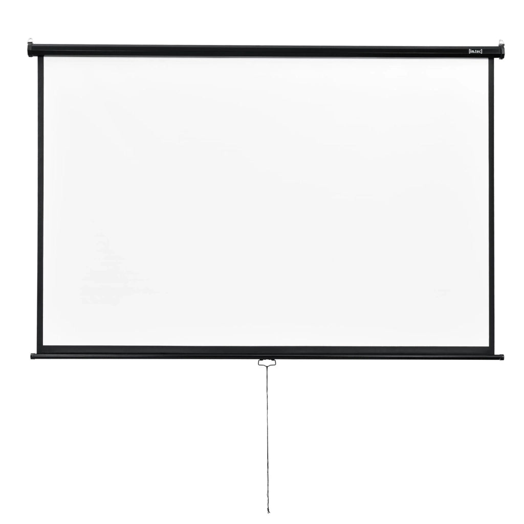 Schermo di proiezione avvolgibile con telaio in acciaio 113 pollici (203 x 203 cm) poliestere e PVC 03_0001638