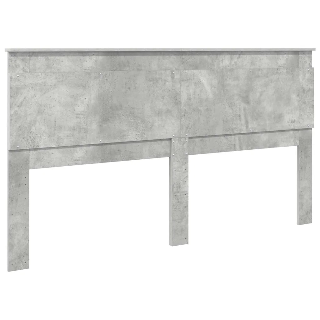 Testiera-Testata-Testiera Decorativa Grigio cemento 200 cm Legno multistrato 552152