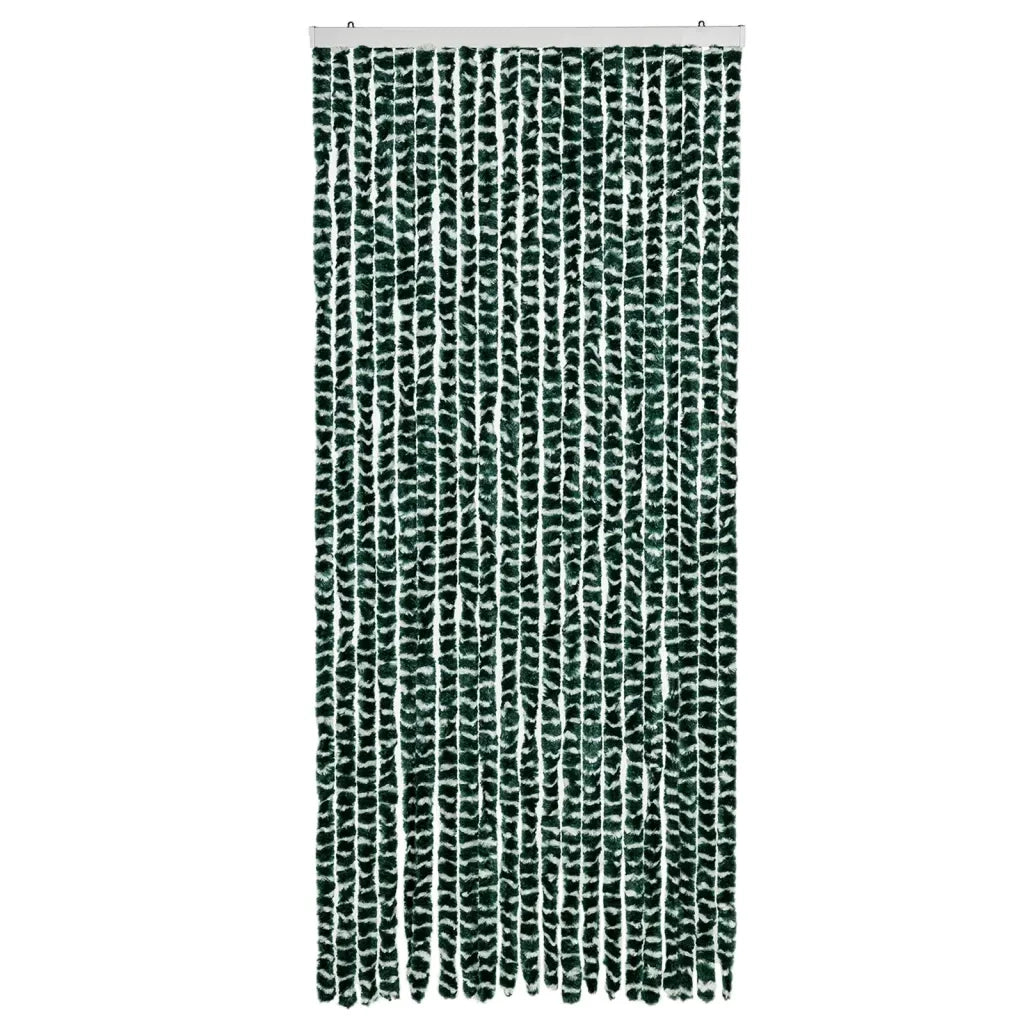 Tenda Antimosche Verde e Bianca 90x200 cm in Ciniglia CFW2920964