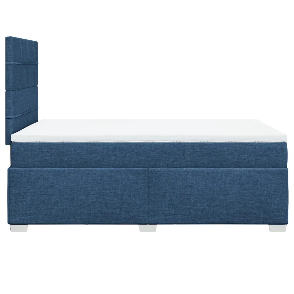 Giroletto a Molle con Materasso Blu 120x190 cm in Tessuto 3290433
