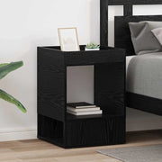 Tavolino 2 pz Rovere Nero 40 x 40 x 56 cm Legno ingegnerizzato 890947