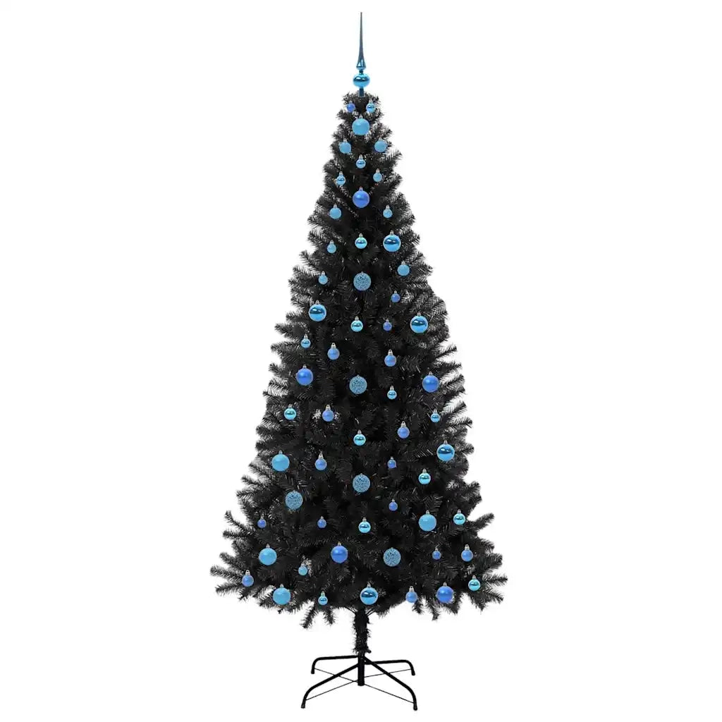 Albero di Natale con 300 LED con supporto Nero 210 cm PVC 3396494