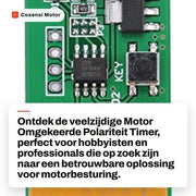 Timer di Polarità Inversa 2A - Ritardo Regolabile - Modulo del Motore - DC 5/6/9/12V - Alta Qualità - Per Progetti di Fai da Te - Motorcontroller