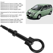 Sostituzione Trekhaak Staallegering Lug Eye Loop Bracket Ring per Citroen C2 C3 C5 C8 Dispatch Jumpy Saxo - 674414