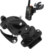 Ottimizzatore per Radio a Mano - Supporto Universale per Bicicletta - Supporto per Motore Regolabile - Supporto per Sterzo - Viti Antiscivolo - Nero, Massimo Spessore di 5,5 cm