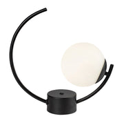 Lampada da tavolo Rabalux Mesiro nera/bianca E14 25W