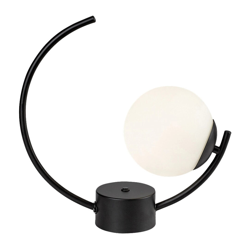 Lampada da tavolo Rabalux Mesiro nera/bianca E14 25W