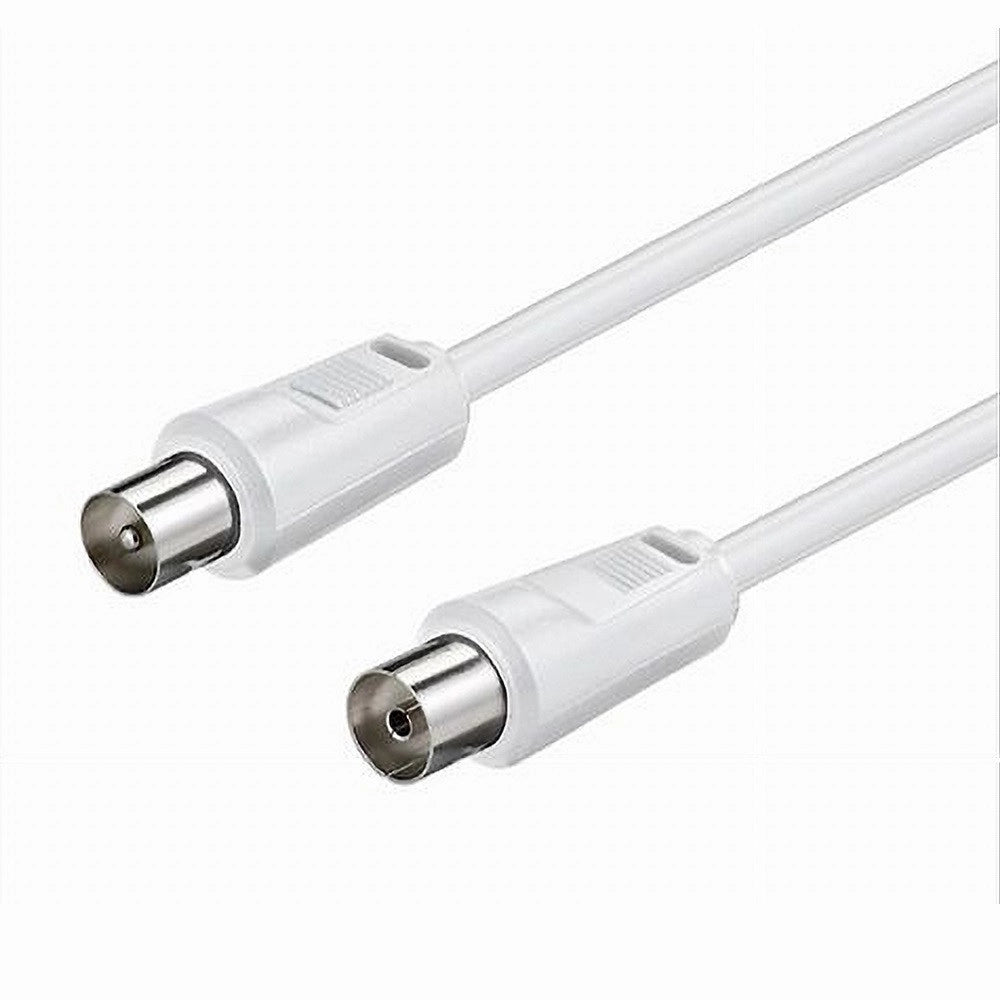 Trade Shop - Cavo Antenna Coax 3mt Iec Maschio-iec Femmina Televisore Hdtv Prolunga Cav-at3.0m -