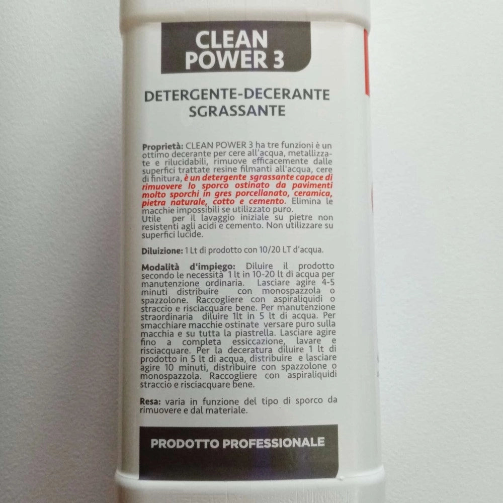 Abichem 1lt clean power detergente-decerante sgrassante