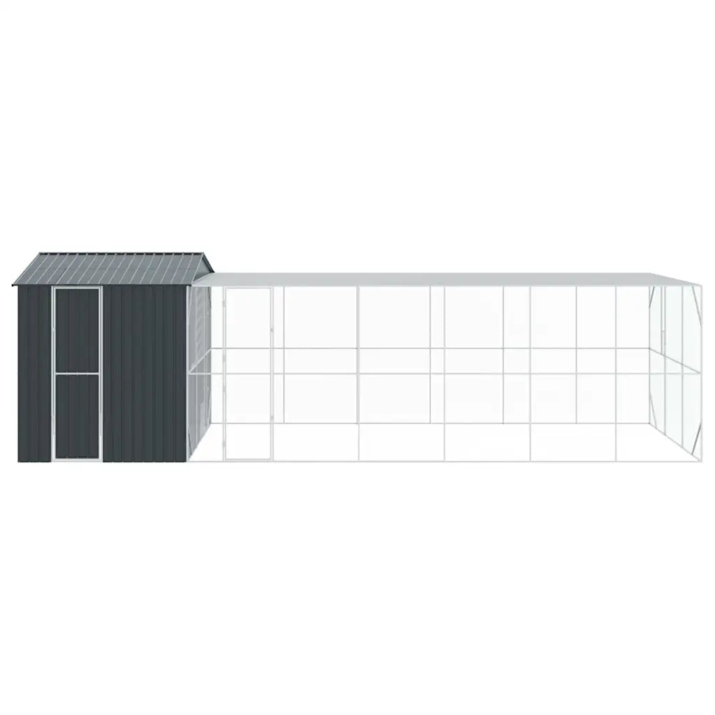 Gabbia per uccelli Antracite 845 x 304 x 247 cm Acciaio zincato 3325167