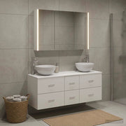 Set di mobili per il bagno 4 pcs Bianco 3406743