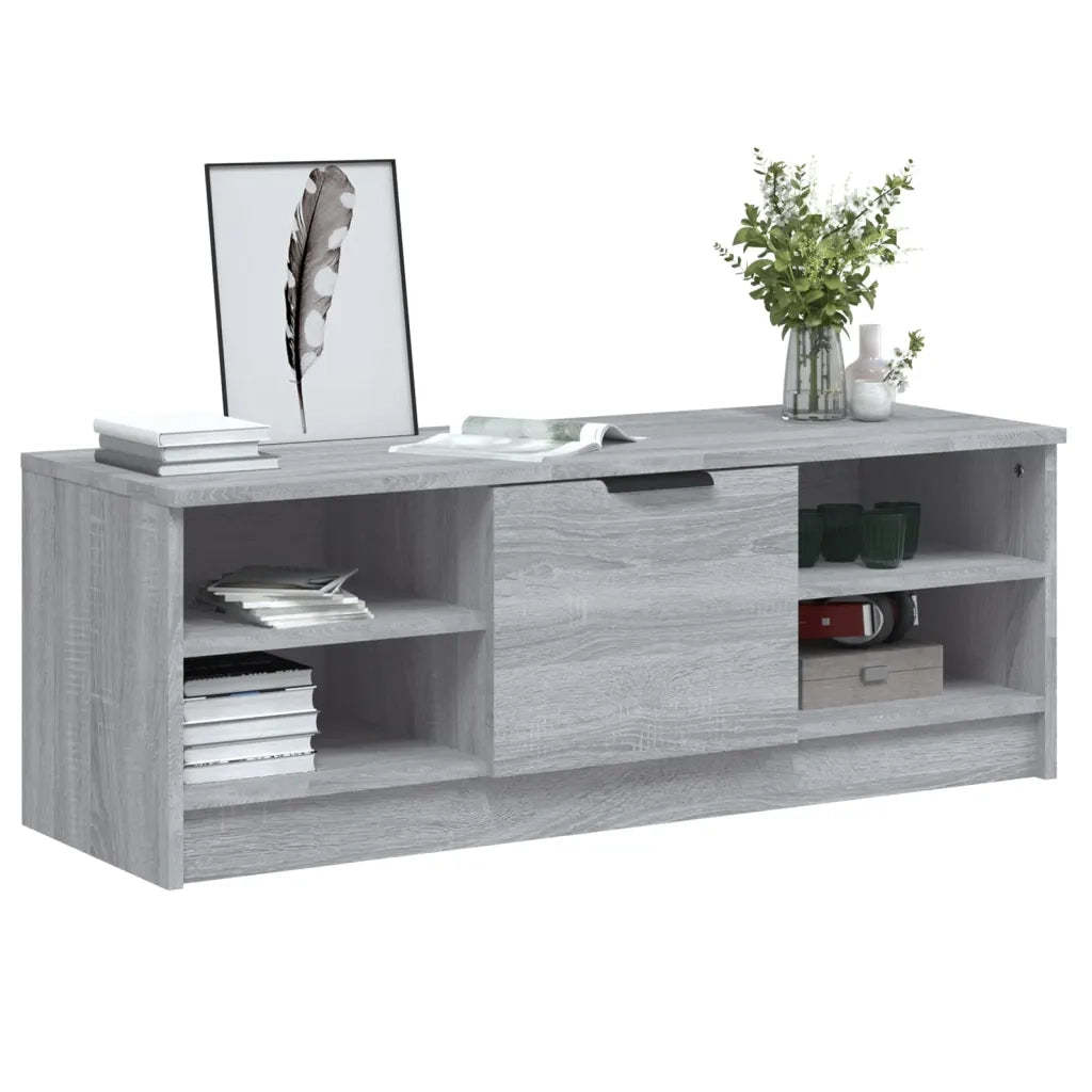Mobile TV Grigio Sonoma 102x35,5x36,5 cm in Legno Multistrato cod mxl 24674