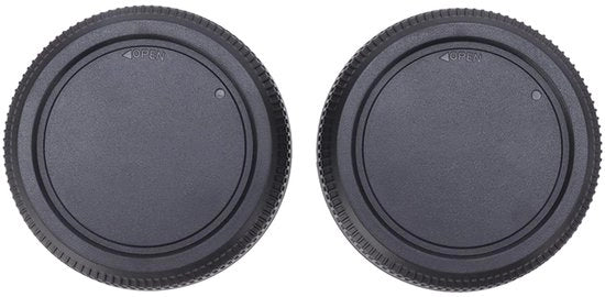 Accessori per fotocamera - 2 pezzi - Compatibile con serie GFX - Plastica ABS - Resistente alla polvere e alla sporcizia - Buona protezione - Finitura lucida - Paraluce per obiettivi 

Modello: Lensdoppen 2 Stuks
