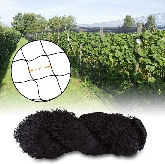 Rete di protezione per uccelli 30 m x 15 m - Rete extra resistente per alberi da frutto e gatti - Rete foglia densa - Cavi e cavi - Rinnovabile
