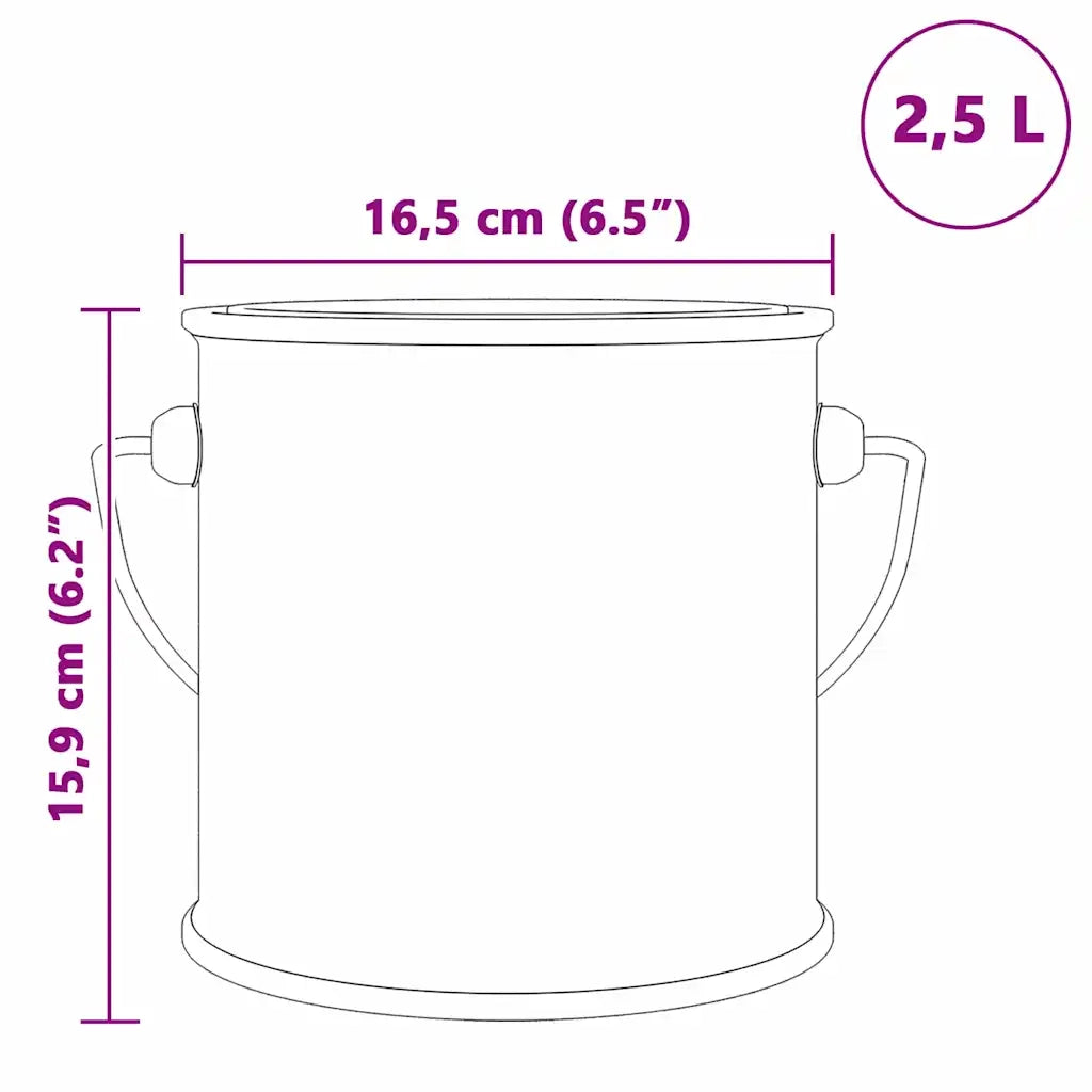 Pittura murale Grigio 2,5 L Stampa da parete CFW7105459