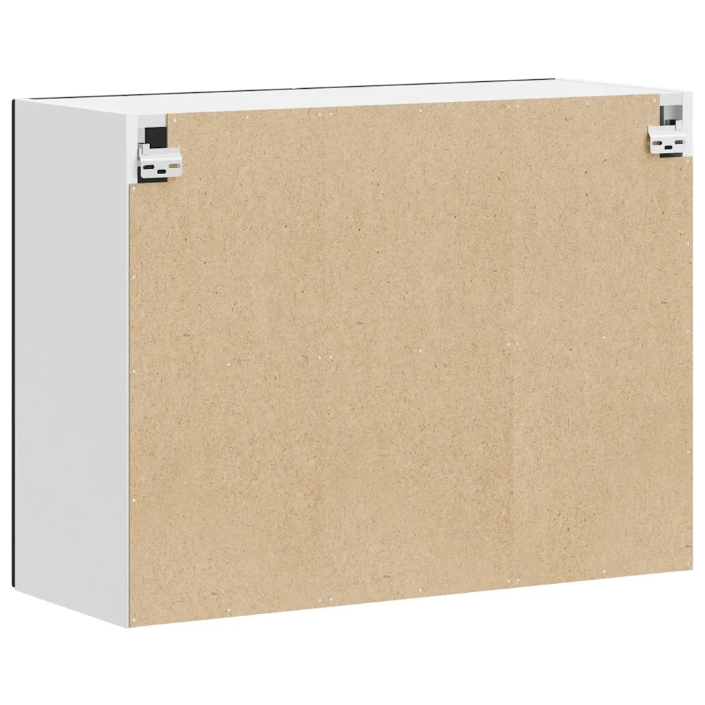 Pensile da Cucina Kalmar Nero in Legno Multistrato 853588