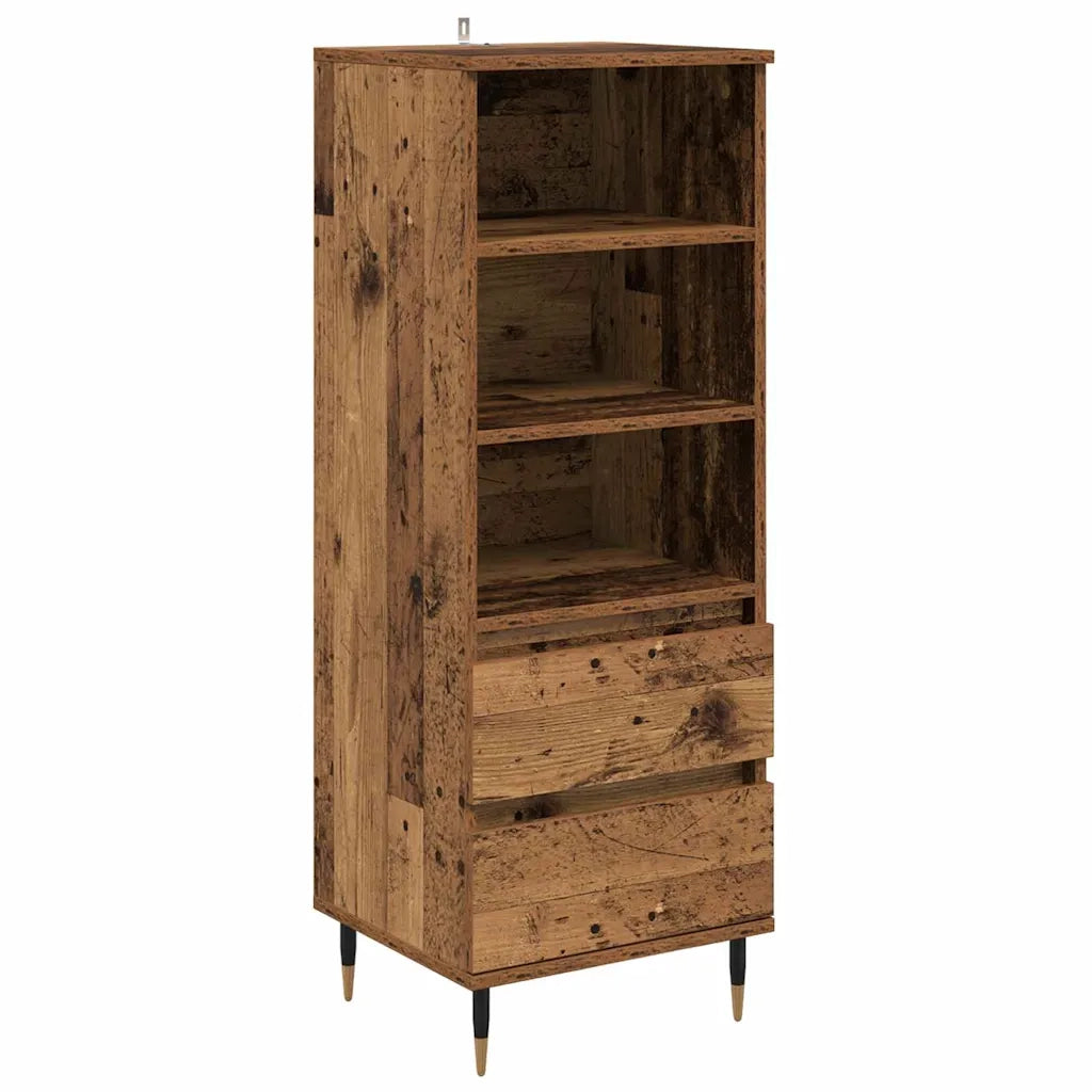 Credenza-Buffet-Armadio da cucina Legno vecchio 40 x 36 x 110 cm Legno multistrato 722453