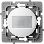 Schaltatore automatico con rilevamento movimento 10A - compatibile con LED - pratico e risparmiatore - supporto metallico - per installazione in oggetto - bianco