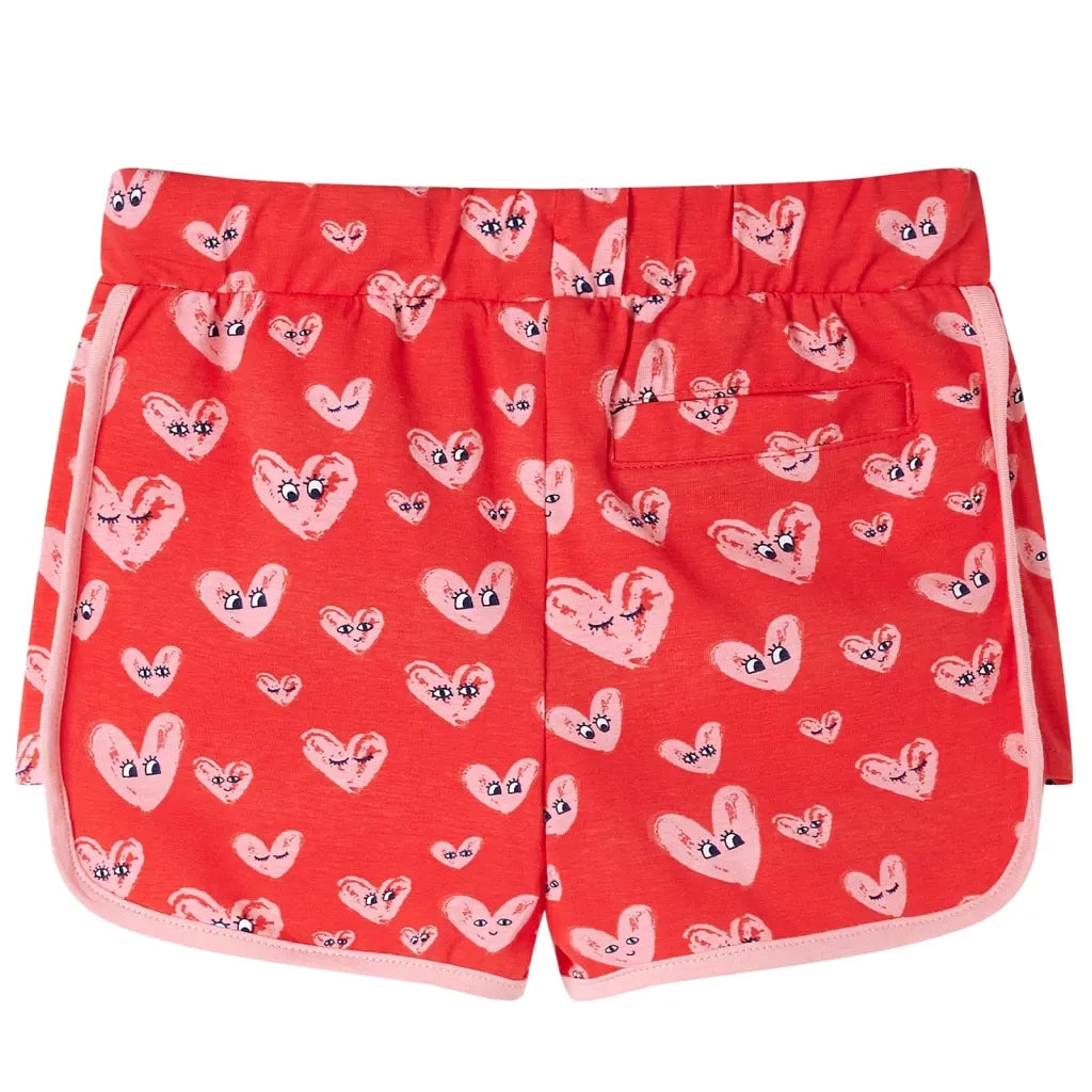 Pantaloncini per Bambini con Coulisse Rossi 128 CFW2355523