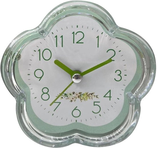 Alarme digitale con disegno di fiori - Silenzioso - Funzionale orologio per bambini