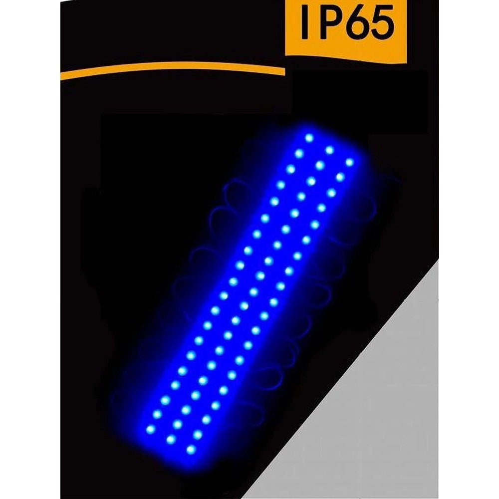 Trade Shop - Modulo Led 12v 20 Strisce 2835 Insegne Tabelle Vari Toni Luce Ip65 Abt-2835-6114 - -blu      -