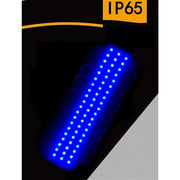 Trade Shop - Modulo Led 12v 20 Strisce 2835 Insegne Tabelle Vari Toni Luce Ip65 Abt-2835-6114 - -blu      -