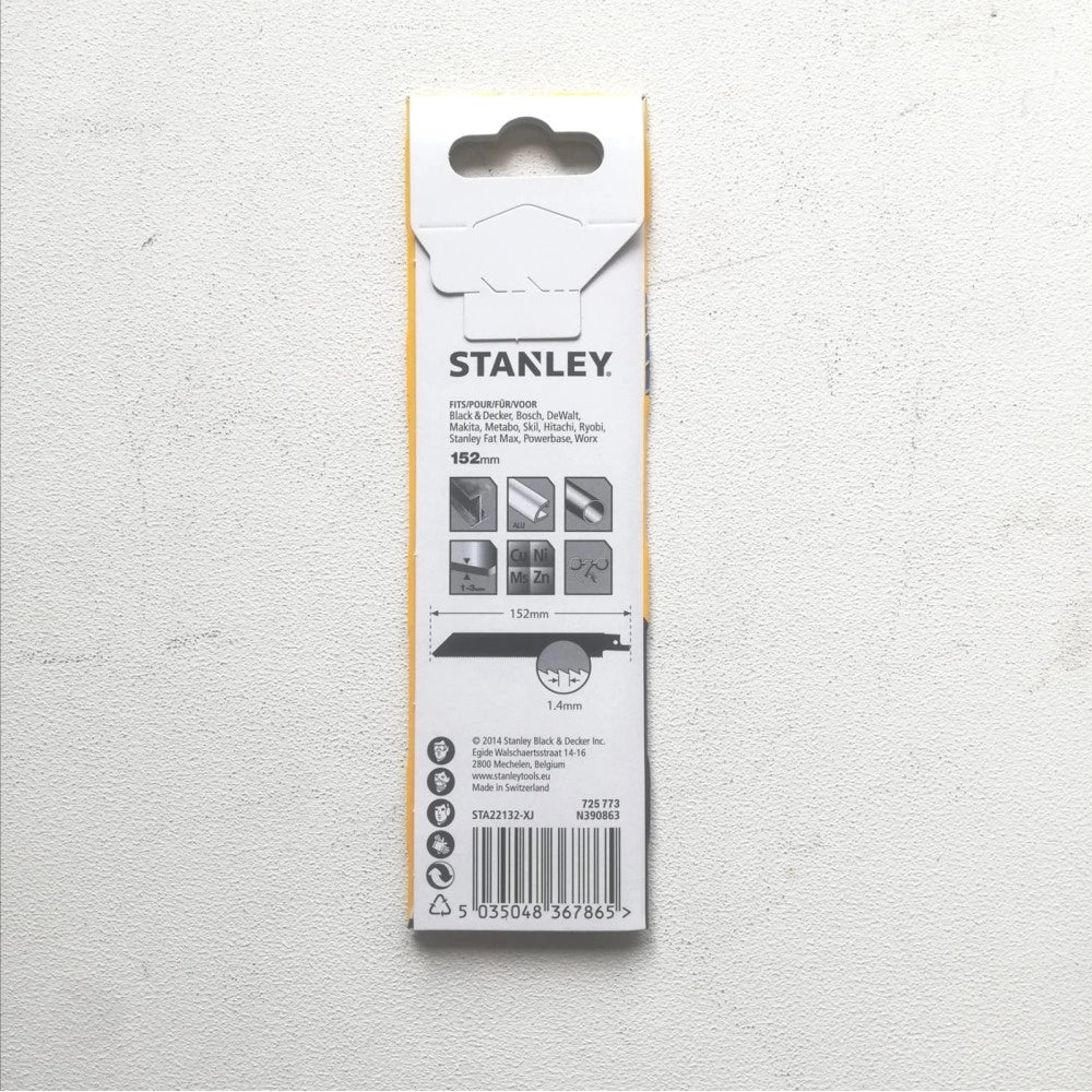 Stanley lama da 228mm per taglio ferro max 8mm per gattuccio - 2pz