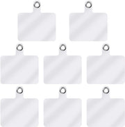 Cavo di Ricarica Universale per Telefoni - Materiale PVC Duraturo - Anello Metallico - Pacchetto da 8 - Montaggio per Telefoni Mobili - Dimensioni 5,5 x 4 cm - Cavo di Ricarica per Telefoni