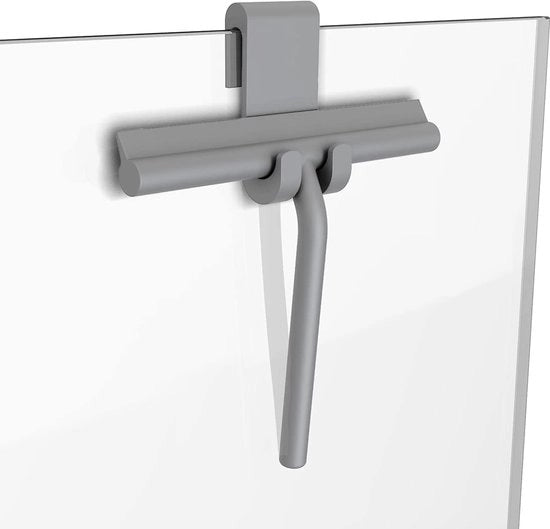 Wisser per finestra con attacco a muro - facile da utilizzare e multifunzionale - grigio