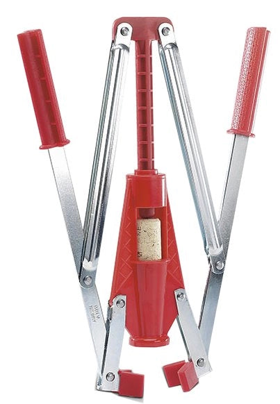 TAPPATRICE A DUE LEVE PER TAPPI IN SUGHERO Ø max 26 mm - RIGAMONTI
