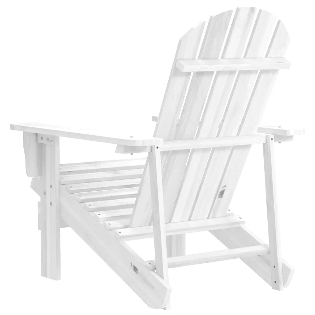 Sedia da Giardino in Legno Bianca cod mxl 24787
