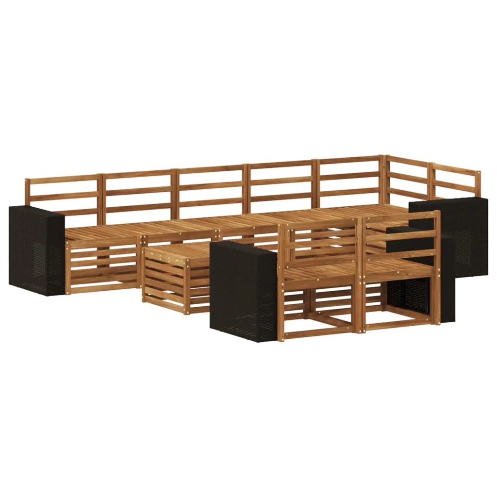 Set divani Legno di Acacia Massello 3384540