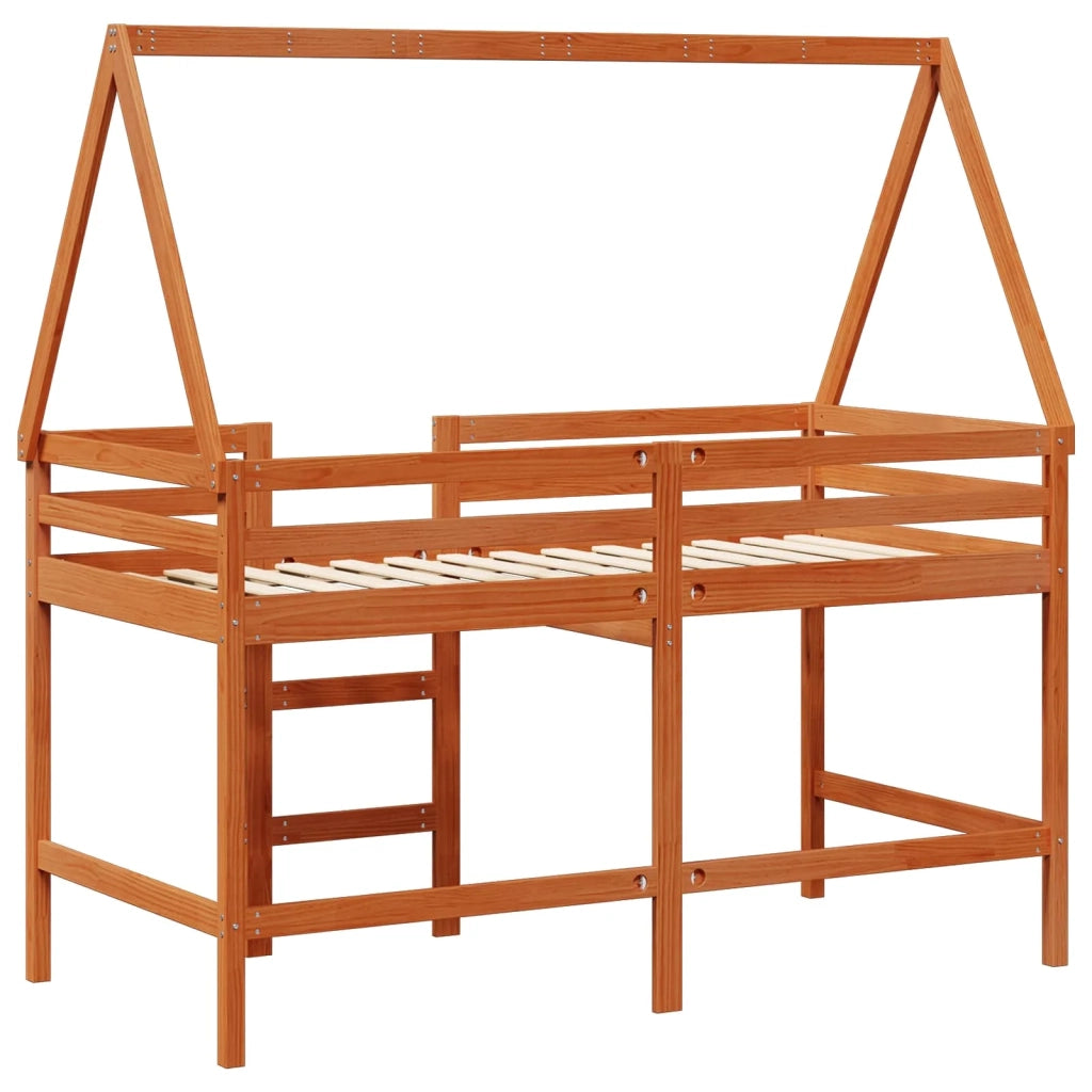 Struttura per letto soppalco Marrone Cera 90 x 190 cm 3422711