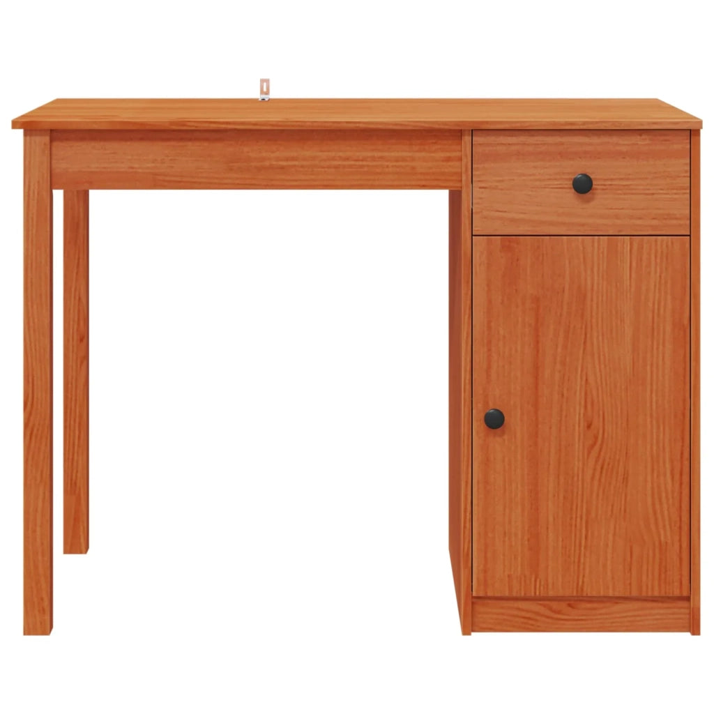 Scrivania Marrone Cera 100 x 50 x 74 cm Legno di pino massiccio 8006902