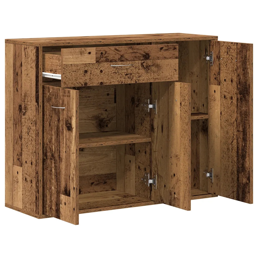 vidaXL Credenza Legno Antico 88x30x70 cm in Legno Multistrato