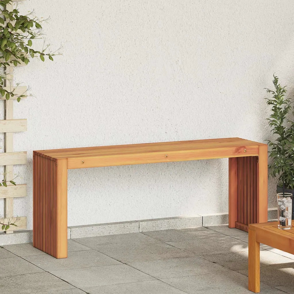 panchina Olio Naturale 110 x 30 x 45 cm Legno di teak solido 4108118