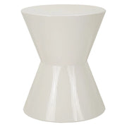 Tavolino VKH1083, Bianco, Metallo, 45x45x55 cm
