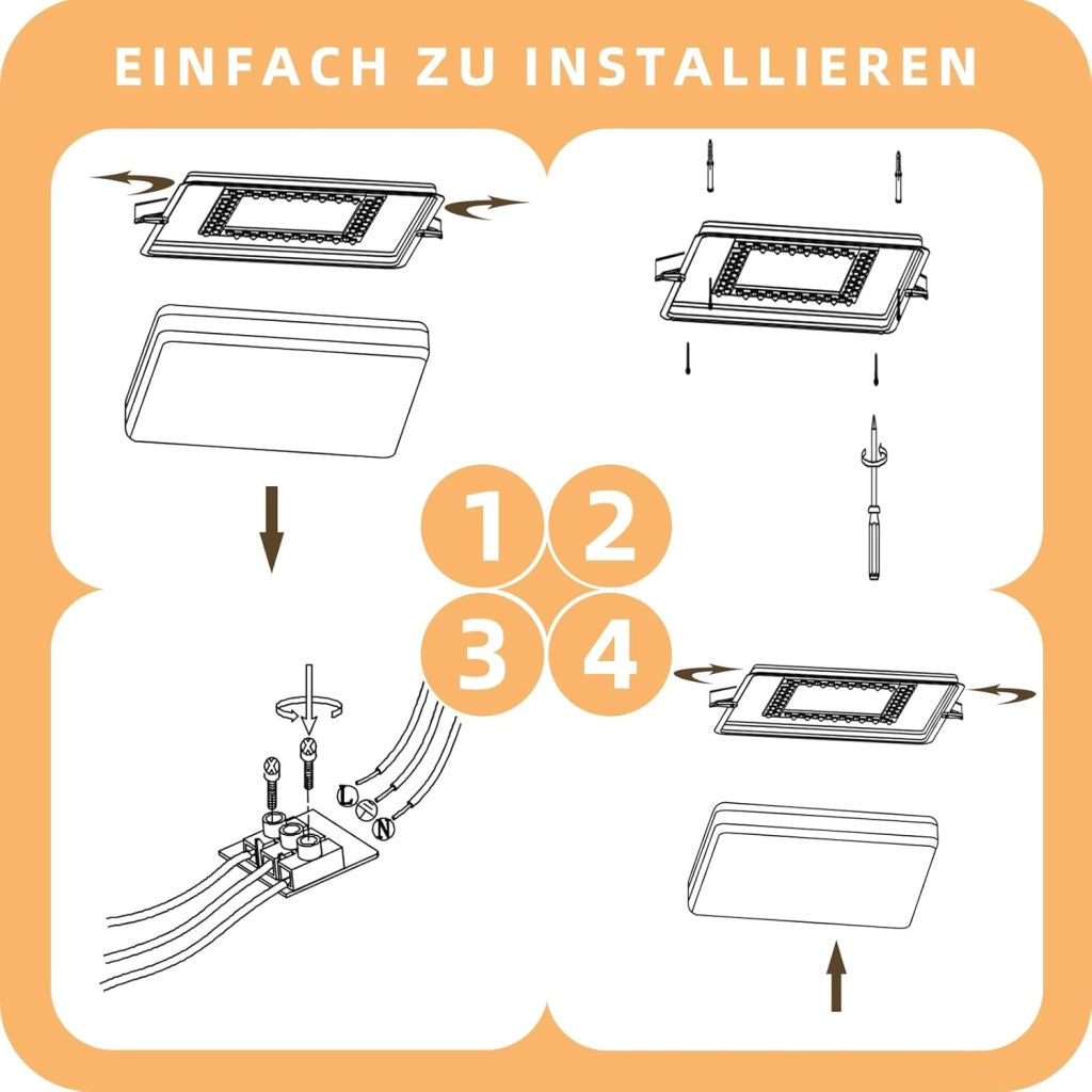 ZMH Lampada da soffitto plafoniera LED cielo stellato 37W dimmerabile telecomando 28 cm per camera letto cameretta