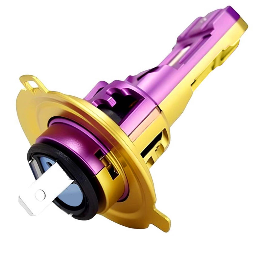 Lampadina LED H4 per faro auto 30W 12V 6000K 3500lm IP65 Viola Avizar
