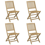 Sedie Giardino Pieghevoli 4 pz | Sedie da Esterno 44x50x88cm Legno Massello Acacia