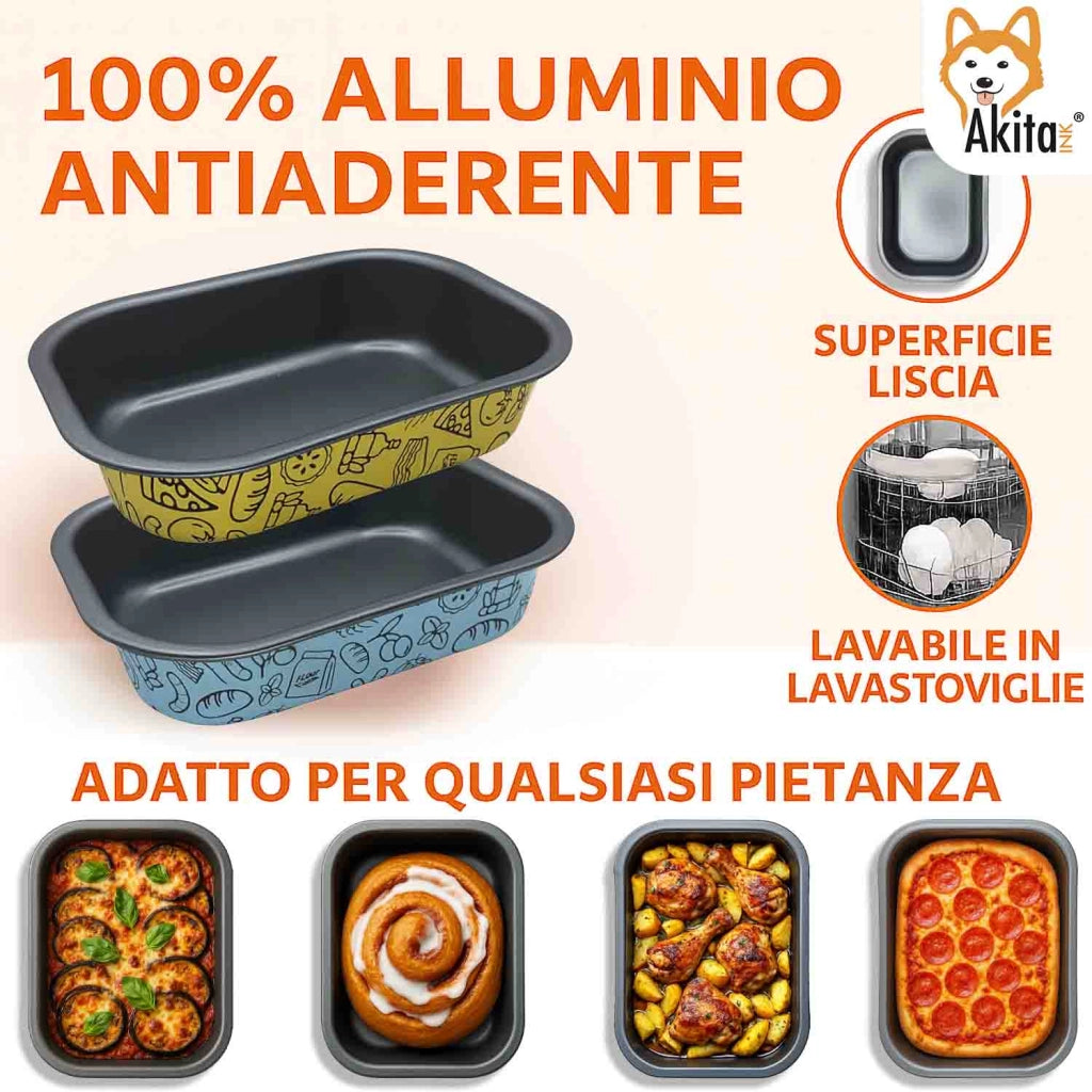 Akitaink Teglia Rettangolare Friggitrice Aria 22x16