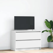 Mobile Porta TV Bianco 80x35x54 cm in Legno Multistrato