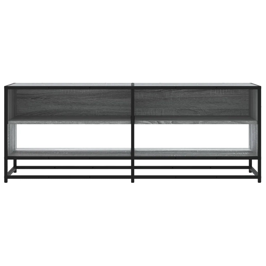 Mobile TV | Armadietto TV | Mobile Porta TV Grigio Sonoma 120,5x40x46cm Legno Multistrato Metallo