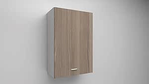 Pensile Cassa bianca con anta in colore Olmo 72x70x33