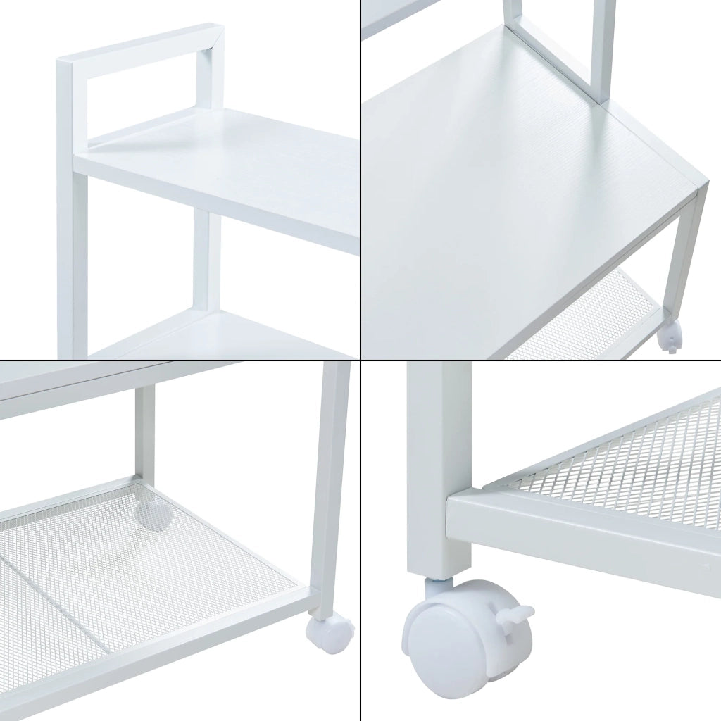 Supporto per stampante con ruote 100 x 55 x 38 cm bianco 03_0010705